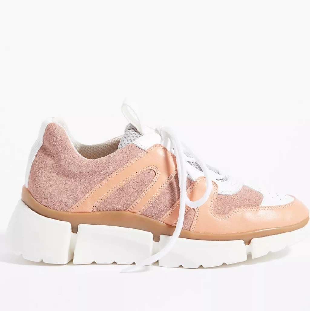 Anthropologie Riley Platform Hiker Sneakers